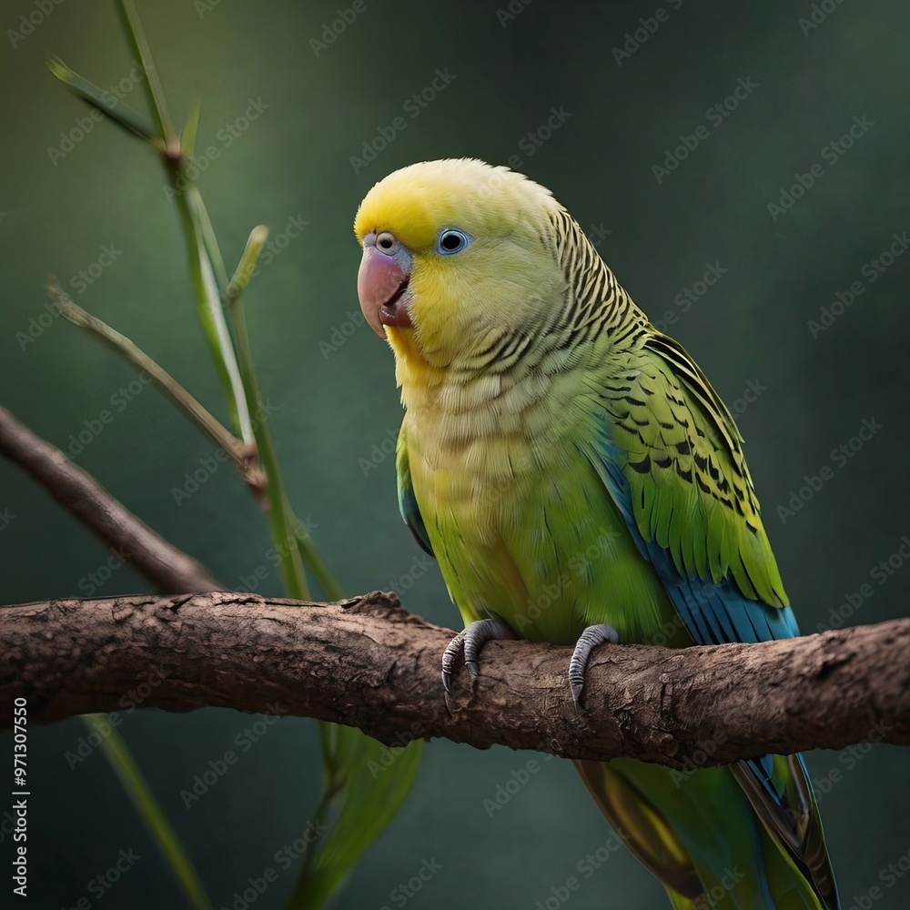 Fototapeta premium parakeet generative ai