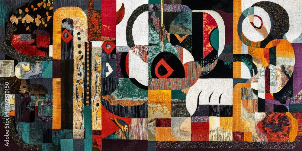 Obraz premium Abstract background in ethnic style 