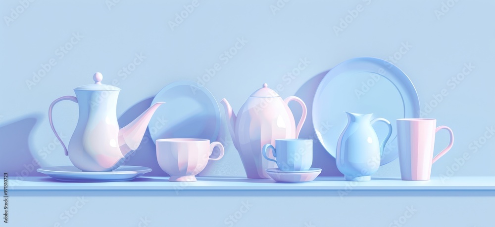 Best selling Product. Vector illustration design on a blue background. The illustration has perfect color grading, soft shadows, no contrast, and clean sharp focus. The style is reminiscent of film ph Best selling Product. Vector illustration design on a blue background. The illustration has perfect color grading, soft shadows, no contrast, and clean sharp focus. The style is reminiscent of film ph