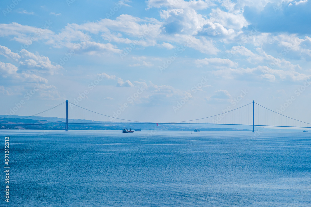 After World War I in 1915, it became possible to cross the Dardanelles Strait by bridge.
