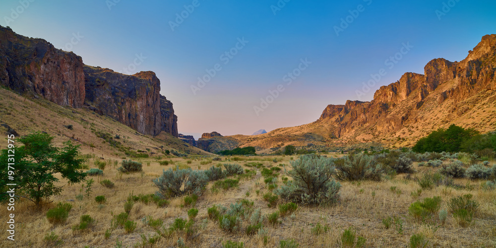 Open field with Sagebrush at Succor Creek State Natural Area, Oregon. Open field with Sagebrush at Succor Creek State Natural Area, Oregon.