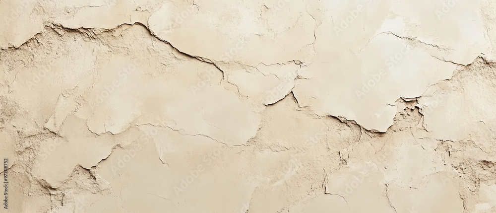 Smooth beige plaster texture with light cracks and soft shadows perfect for wall finishes or interior design concepts Smooth beige plaster texture with light cracks and soft shadows perfect for wall finishes or interior design concepts