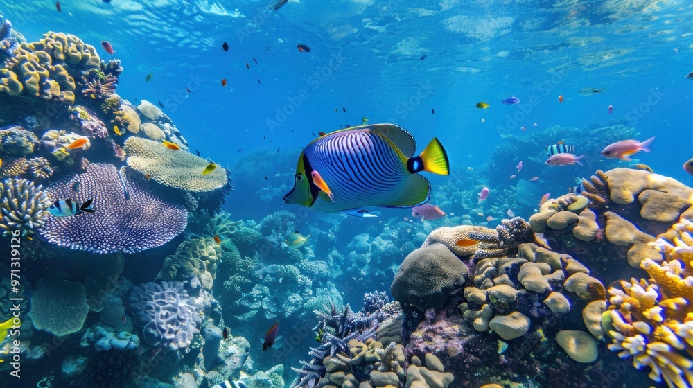 Obraz premium Vibrant Underwater World