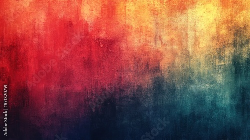 Abstract Textured Background with Red, Orange, and Blue Hues photo