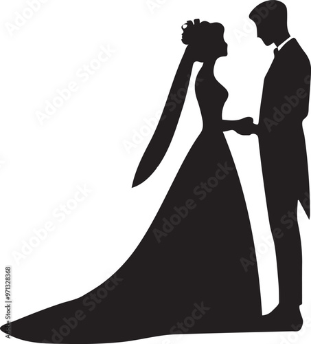 Couple silhouette vector art, will you marry me couples.