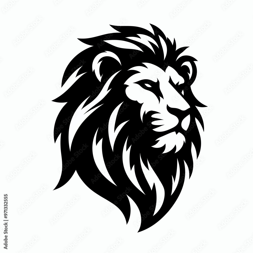 Obraz premium lion head illustration