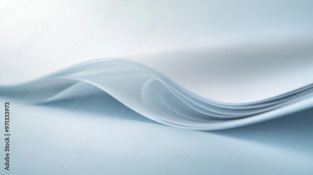 Fluid Paper Elegance, soft white sheets flowing gracefully, creating gentle curves and serene patterns, evoking a sense of calm and simplicity in a minimalist setting. Fluid Paper Elegance, soft white sheets flowing gracefully, creating gentle curves and serene patterns, evoking a sense of calm and simplicity in a minimalist setting.