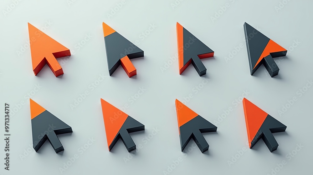Stylish Arrow Pointer Collection for Icons and Logo Design Stylish Arrow Pointer Collection for Icons and Logo Design
