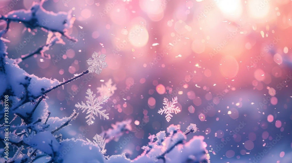 The Winter Wonderland Snowflakes The Winter Wonderland Snowflakes