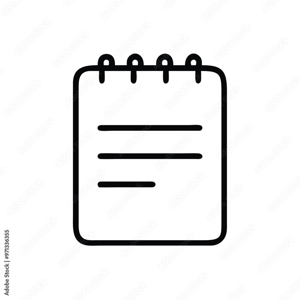 Notepad stationery Vector clipart, Notepad png design Notepad stationery Vector clipart, Notepad png design