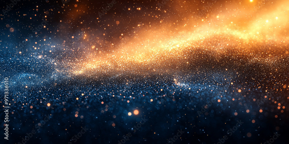 Naklejka premium Abstract background with warm and cool colors.