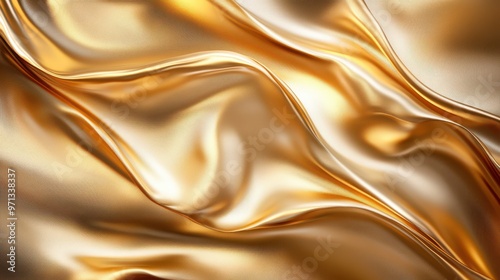 Softly polished legendary gold wallpaper with swirling bright accents and shiny textures glowing under soft lighting