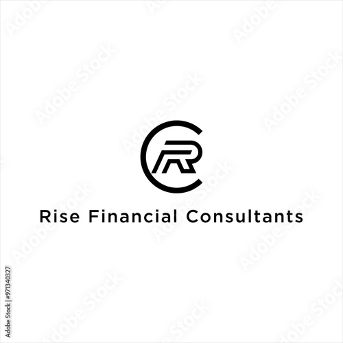 Rise Financial Consultants Logo Design
