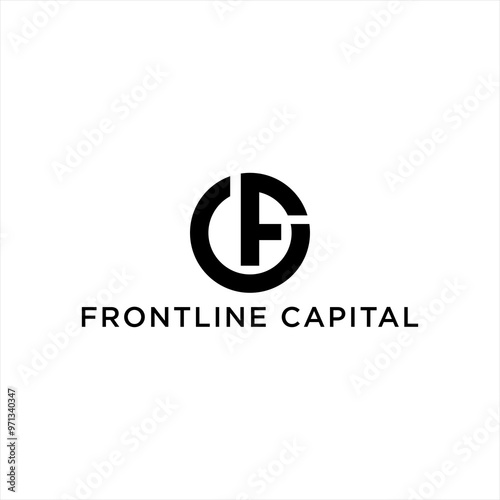 Frontline Capital Logo with Interlocking Letters C and F