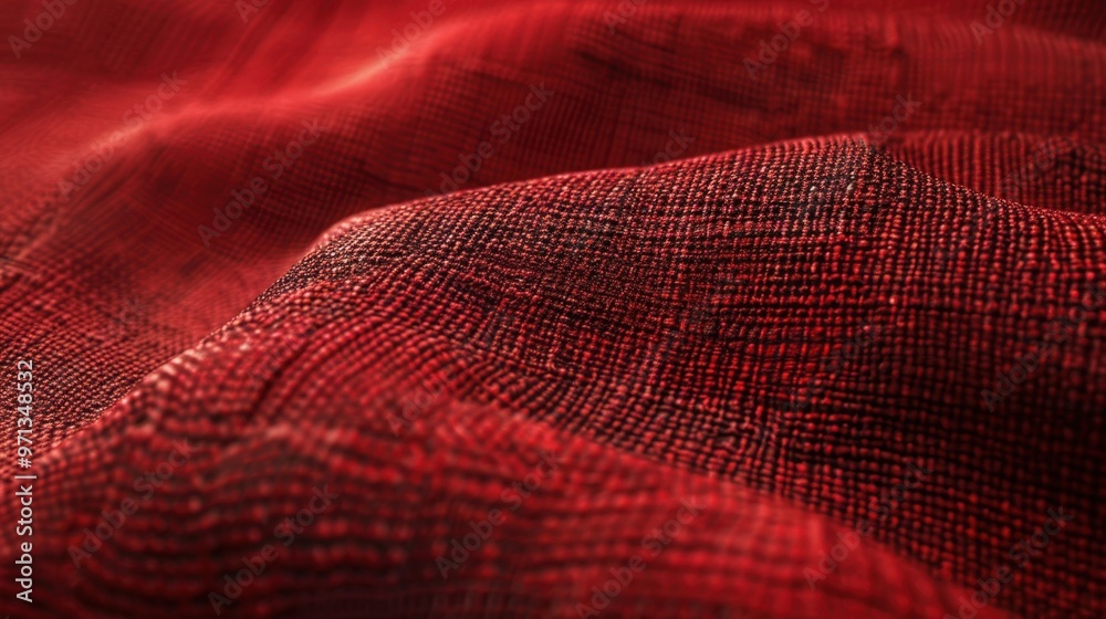 The Red Textured Fabric The Red Textured Fabric