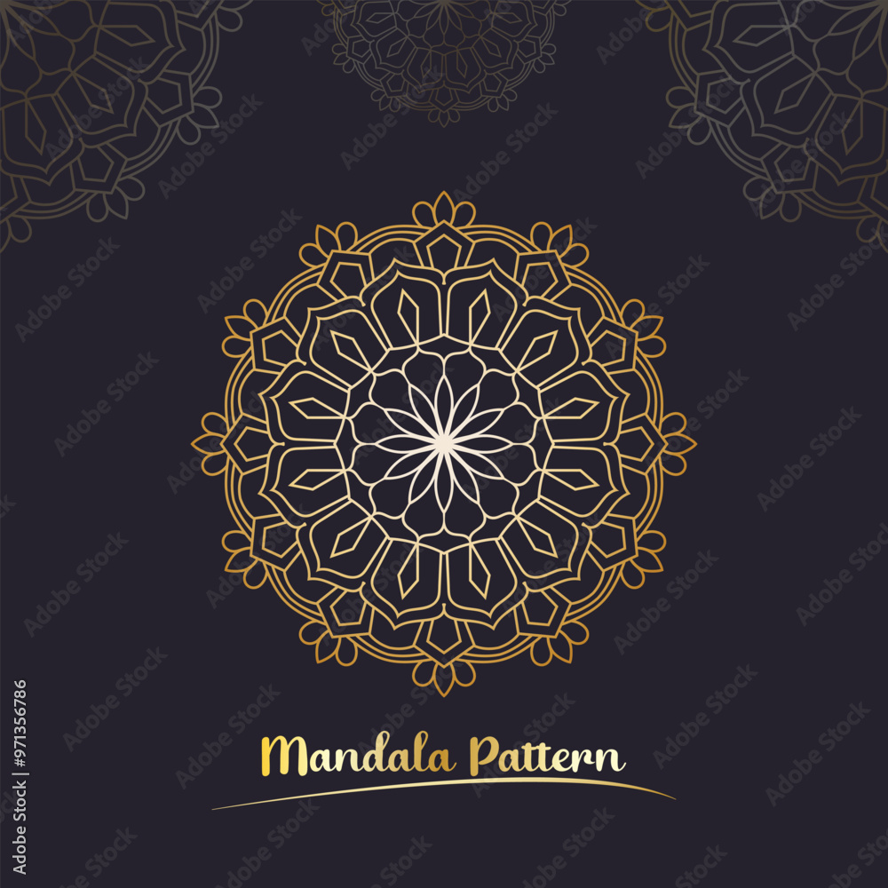 Elegant Mandala Pattern Designs for Wedding Invitations, Cards, and Coloring Books – Perfect for DIY Projects
