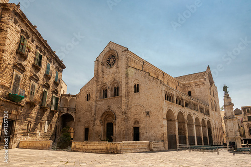 Tableau sur toile The St Maria Assunta Cathedral in Bitonto, Puglia
