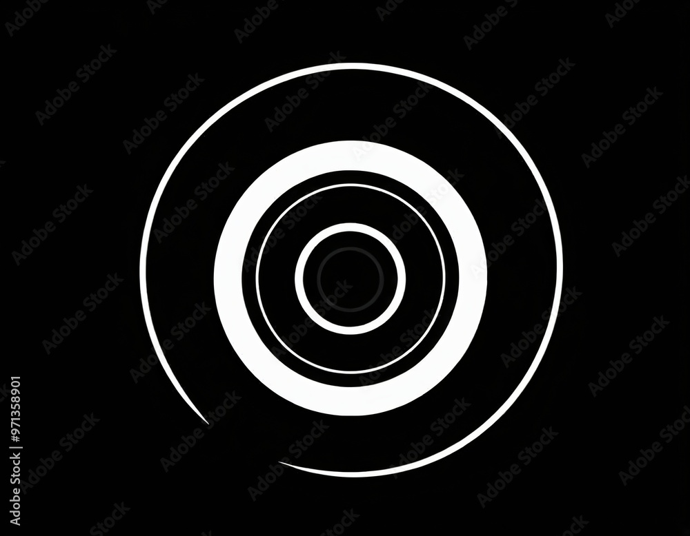 camera silhouette logo design. icon in black and white color. Ai generated image. camera silhouette logo design. icon in black and white color. Ai generated image.