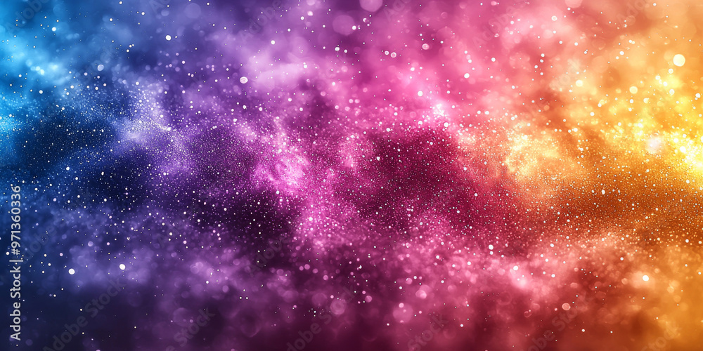 Fototapeta premium Sparkling abstract background with vibrant colors.