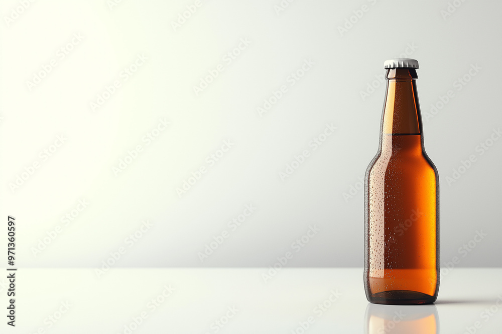 bottle of beer isolated on white background with copy space bottle of beer isolated on white background with copy space