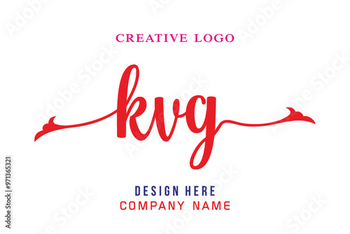 KVG  lettering logo is simple, easy to understand and authoritative