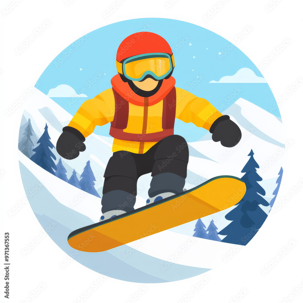 snowboard on a resort snowboard on a resort
