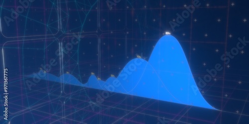 3D Data Visualization with Percentage Metrics and Graphs