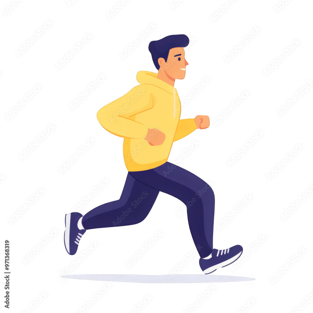 man running illustration man running illustration