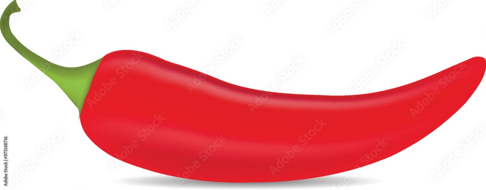 Rode hete chilipeper vector
