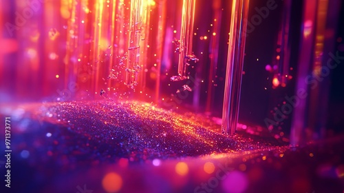 Abstract Glittering Light