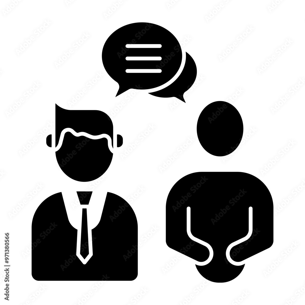 interview concept line icon. Simple element illustration. interview concept outline symbol design. interview concept line icon. Simple element illustration. interview concept outline symbol design.