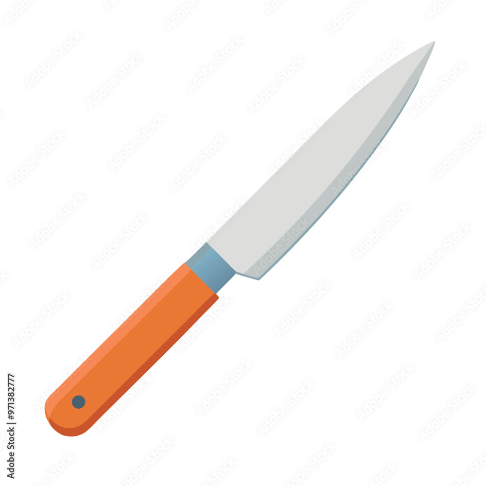 Basic kitchen knife icon vector illustration.
Basic kitchen knife icon vector illustration.