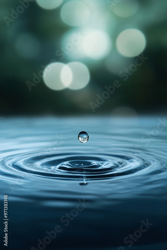 Tropfen Fotografie von Tropfen in Wasser