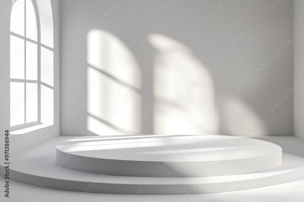 3D studio background for cosmetic product presentation 3D studio background for cosmetic product presentation