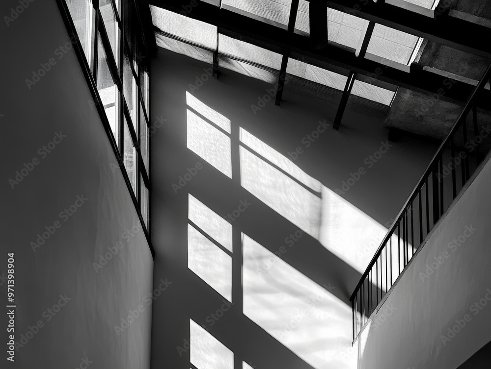 Light Streaks Through Window. Light Streaks Through Window.