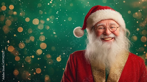 Babbo Natale with a big smi...