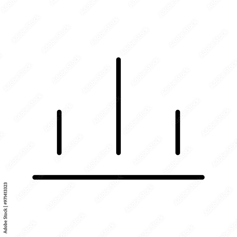 Modern Minimalistic Black Chart Icon for Data Analysis and Statistics Visualization - Versatile Graph Symbol for Business Reports and Financial Growth Representation Modern Minimalistic Black Chart Icon for Data Analysis and Statistics Visualization - Versatile Graph Symbol for Business Reports and Financial Growth Representation
