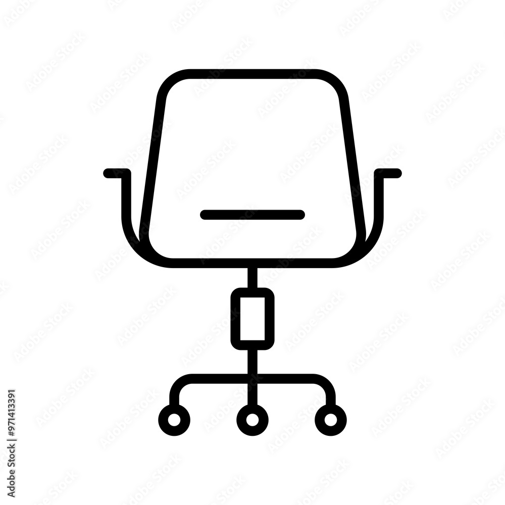 Office Chair Icon: Ergonomic Workspace Essential for Comfort and Productivity Office Chair Icon: Ergonomic Workspace Essential for Comfort and Productivity