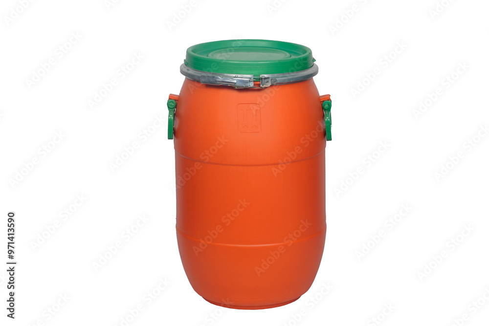 Poly Container Drum orange Poly Container Drum orange