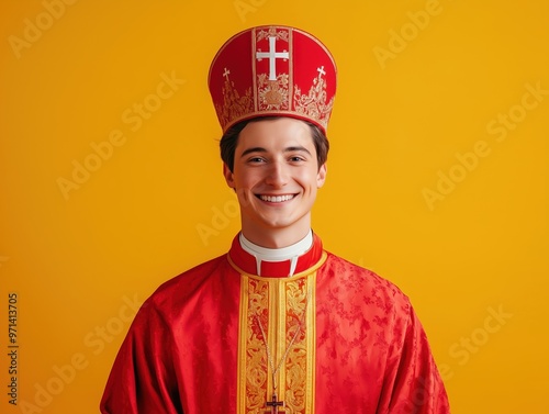 St. Nicholas with a warm sm...