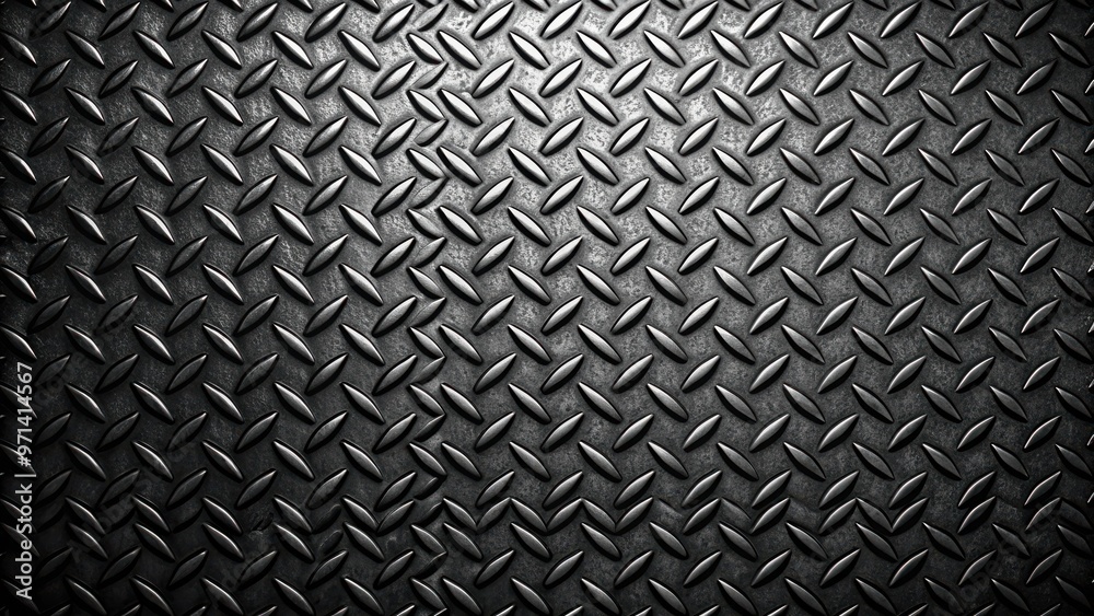 Black metal abstract background with intricate patterns and textures Black metal abstract background with intricate patterns and textures