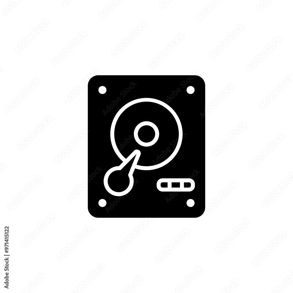 Hard Drive Icon, Simple Vector Graphic, Storage Device Symbol, Computer Component, Data Storage, HDD, Disk Drive, Data Center, Technology, Digital, Electronics, Hardware, Server, Desktop, Laptop, PC Hard Drive Icon, Simple Vector Graphic, Storage Device Symbol, Computer Component, Data Storage, HDD, Disk Drive, Data Center, Technology, Digital, Electronics, Hardware, Server, Desktop, Laptop, PC