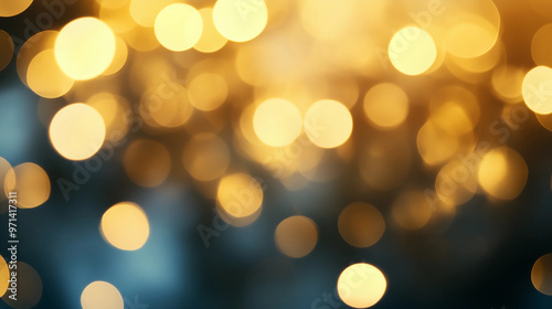 Gold and black bokeh background