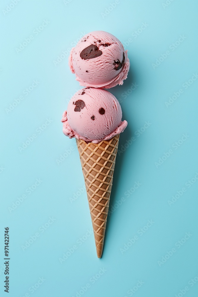 Ice cream cone scoops Ice cream cone scoops