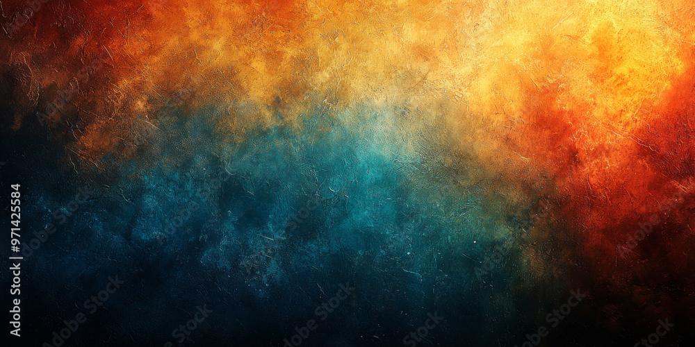 Abstract blue and orange textured background. Abstract blue and orange textured background.