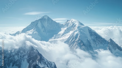 Majestic Snow-Capped Mountains