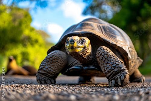 A family vacation to the GalÃ¡pagos Islands, where they encounter giant tortoises, sea lions, and unique wildlife found nowhere else on Earth photo