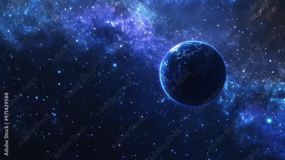 Cosmic Planet in Deep Space Cosmic Planet in Deep Space