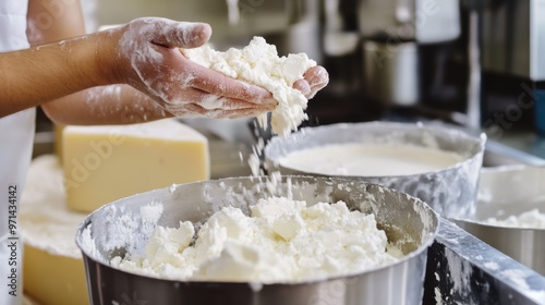 Fresh Cheese Production Process photo