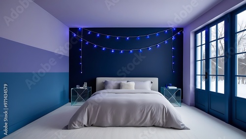 Wallpaper Mural "Elegant Luxury Hotel Suite: Modern, Refined Design with Sumptuous Furnishings, Ambient Lighting, and High-End Amenities for an Ultimate Comfort and Stylish Stay Torontodigital.ca